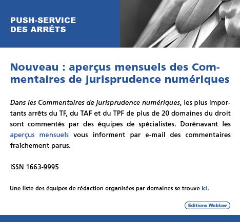 Push-Service des Arrêts