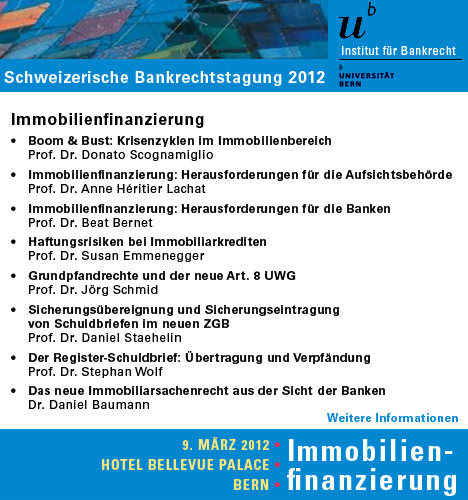 Institut für Bankrecht - Universität Bern