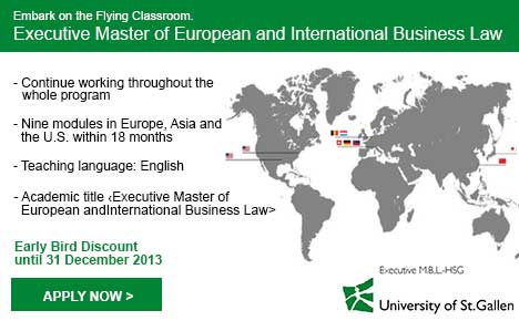 Executive Master of European and International Business Law